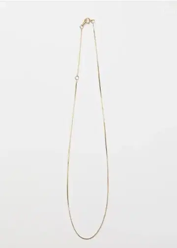 SOEJU 각 스네이크 체인 목걸이 (GOLD 컬러)