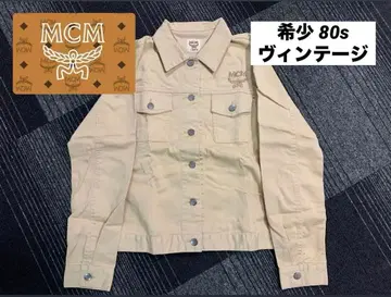 컨디션 최상 레어 80s MCM 자켓 일본제 G L 빈티지