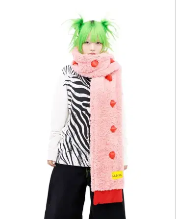 이세계 가시 머플러 핑크