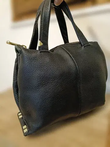 Beaure 천연 가죽 워시 레더 컴팩트 백 모드