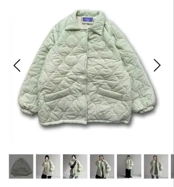 WATA AME 퀼팅 재킷 / 그린