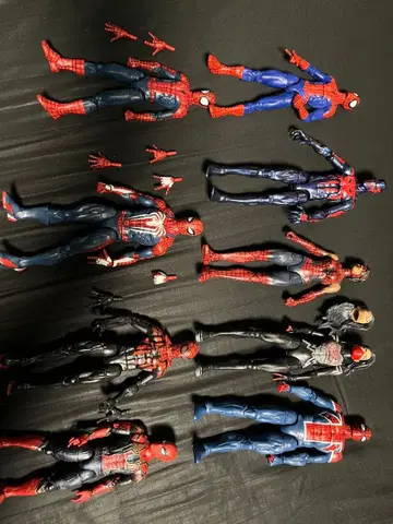 마블 레전드 스파이더맨 피규어 9체 세트