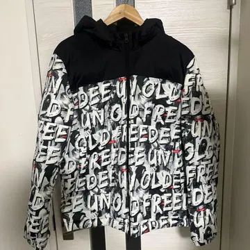 FREEDEE 다운 자켓 L 사이즈 화이트/블랙