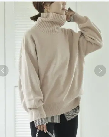 컨디션 최상 스픽앤스팬 울 캐시미어 터틀넥 풀오버