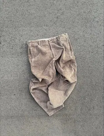 투턱 31 x 30 베이지 코듀로이 팬츠