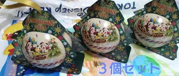 도쿄 디즈니 리조트 크리스마스 2025 오너먼트 3개 세트