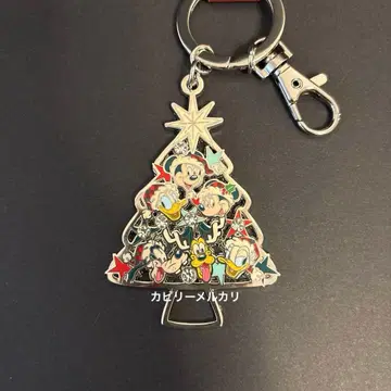 미키 & 프렌즈 키링 키체인 크리스마스 트리 디즈니