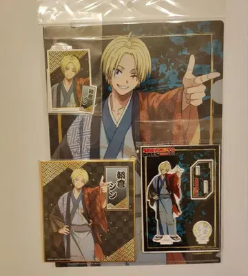 사카모토 데이즈 아사쿠라 신 아크릴 스탠드 색지 스티커 클리어 파일