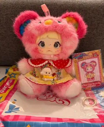 Nommi 어린이 시절 유아기 핑크 곰돌이