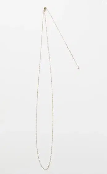 SOEJU 슬라이드 체인 라리엣 목걸이 (GOLD)