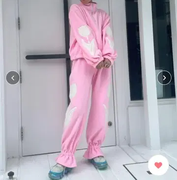 Candy Stripper my tulip fleece 셋업