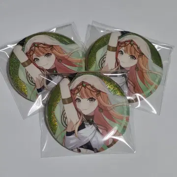 학원 아이돌 마스터 학마스 애니메이트 카페 캔뱃지 청하 3개 세트