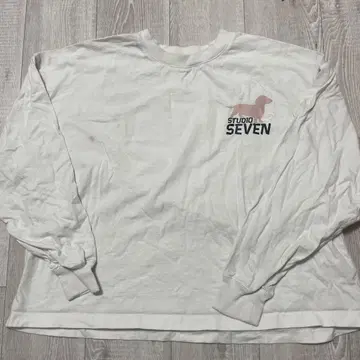 STUDIO SEVEN 롱 슬리브 T셔츠 화이트