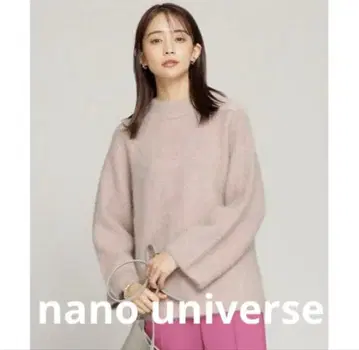 세탁 가능한 폭스 아제 모크넥 니트 풀오버 나노 유니버스