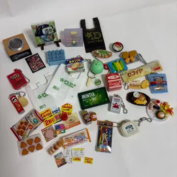 미니어처 푸드 세트 약 40점