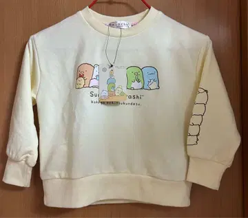 새상품 스미코구라시 크림색 스웨트 셔츠 110