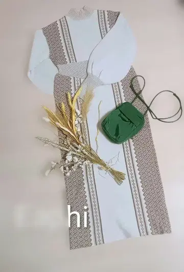 새상품 eaphi jacquard line 원피스