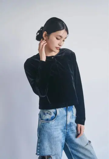 CONNSE 벨로아 가디건 브라운