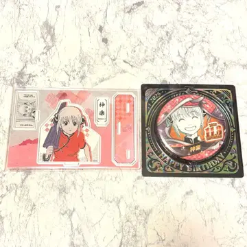 은혼 카구라 점프샵 생일 캔뱃지 생일 디오라마 피규어