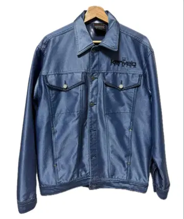 KENVELO 파랑 광택 데님 자켓 M 사이즈