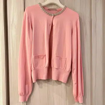 1회 착용만 셀포드 비쥬 가디건