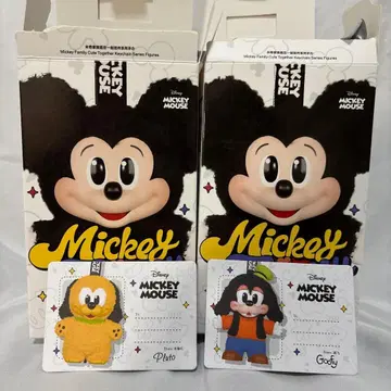 POP MART 미키 패밀리 구피 플루토 세트