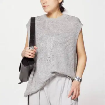 AP STUDIO 니트 베스트 그레이