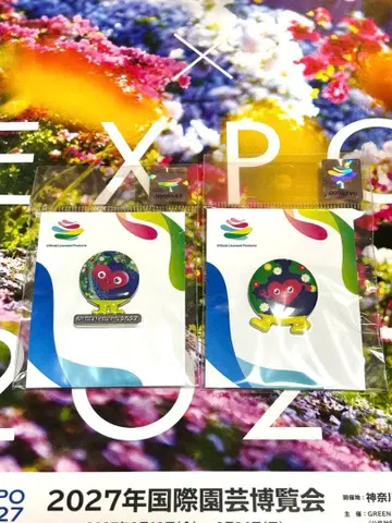 EXPO2027 요코하마 툰크툰크 핀 배지