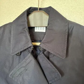 ELLE 더블 브레스트 트렌치코트