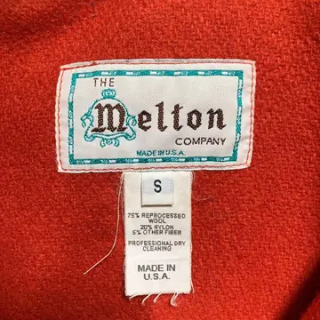 멜톤 70s 80s USA제 빈티지 플란넬 셔츠 melton S