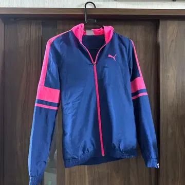 PUMA 네이비 핑크 저지 XS