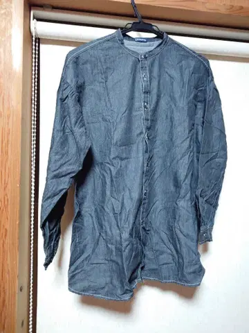 다나파눌 다크 블루 데님 긴팔 셔츠