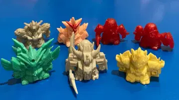 [정크제품] 레어 컬러 건 지우개 묶음 판매 3개