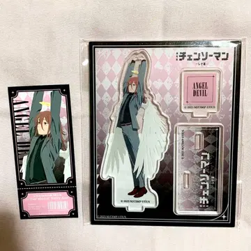체인소 맨 천사의 악마 TSUTAYA 아크릴 스탠드 티켓풍 카드