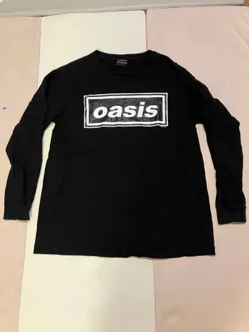 oasis 롱 슬리브 T셔츠 블랙 used