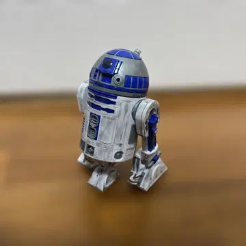 R2-D2 피규어 가동식 실버 파랑 약 10cm
