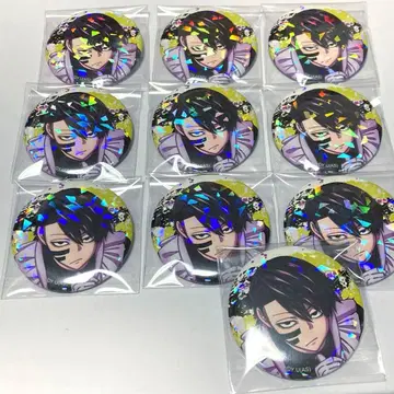 10개 복숭아 도겐안키 메이드 무타노 무진 홀로그램 캔뱃지 트리 빌리지