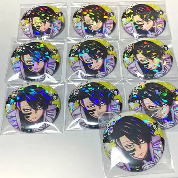 10개 복숭아 도겐안키 메이드 무타노 무진 홀로그램 캔뱃지 트리 빌리지