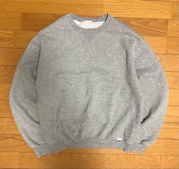 90s RUSSELL ATHLETIC 무지 맨투맨 앞V 가제트