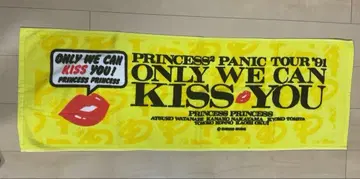 [ 미사용 ] 프린세스 프린세스 PANIC TOUR'91 투어 타월