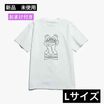 WASTED YOUTH TAPPEI TEE Black L 화이트 T셔츠