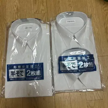 남성용 반팔 셔츠 3장 칼라 40