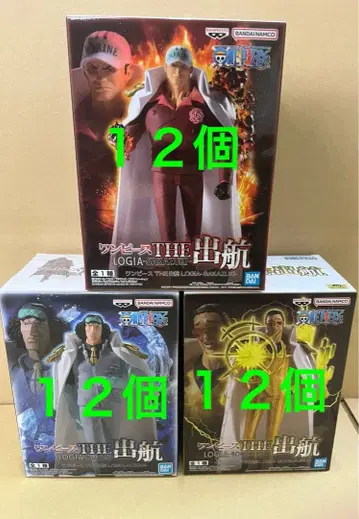 원피스 The 출항 피규어 삼대장 3종 36개