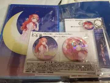 5등분의 신부 캬랏토 복권 나카노 이츠키 3종 세트 아크릴 보드 캔뱃지