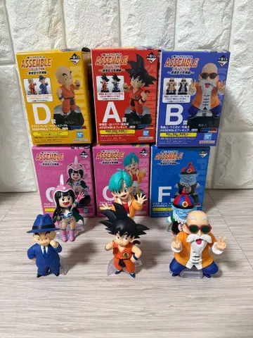 제일복권 드래곤볼 어셈블 컬렉션 6체 세트!