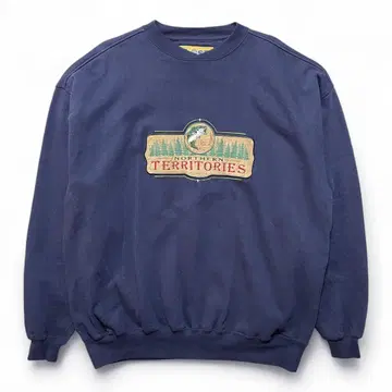 USA 구제 의류 블랙 맨투맨 트레이닝복 자수 네이비 빅 사이즈