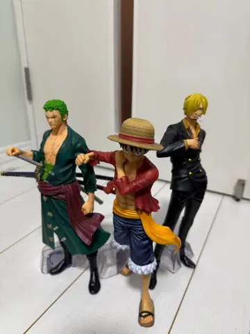 제일복권 시련의 그 너머로 원피스 피규어 루피 조로 상디 3체 세트