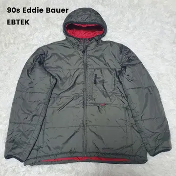 90s 에디 바우어 EBTEK 퍼프 자켓 L 그린 더스 파카