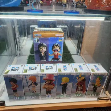 원피스 에니에스 로비 피규어 월드 컬렉션 6 스토리 밀짚모자 일당