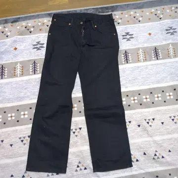 Wrangler 청바지 블랙 33 x 33 데님